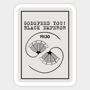 Godspeed Black Emperor band Sticker